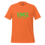 1962 Chicago Shirt – Minimalist River Green St Patrick’s Day Graphic Tee Orange