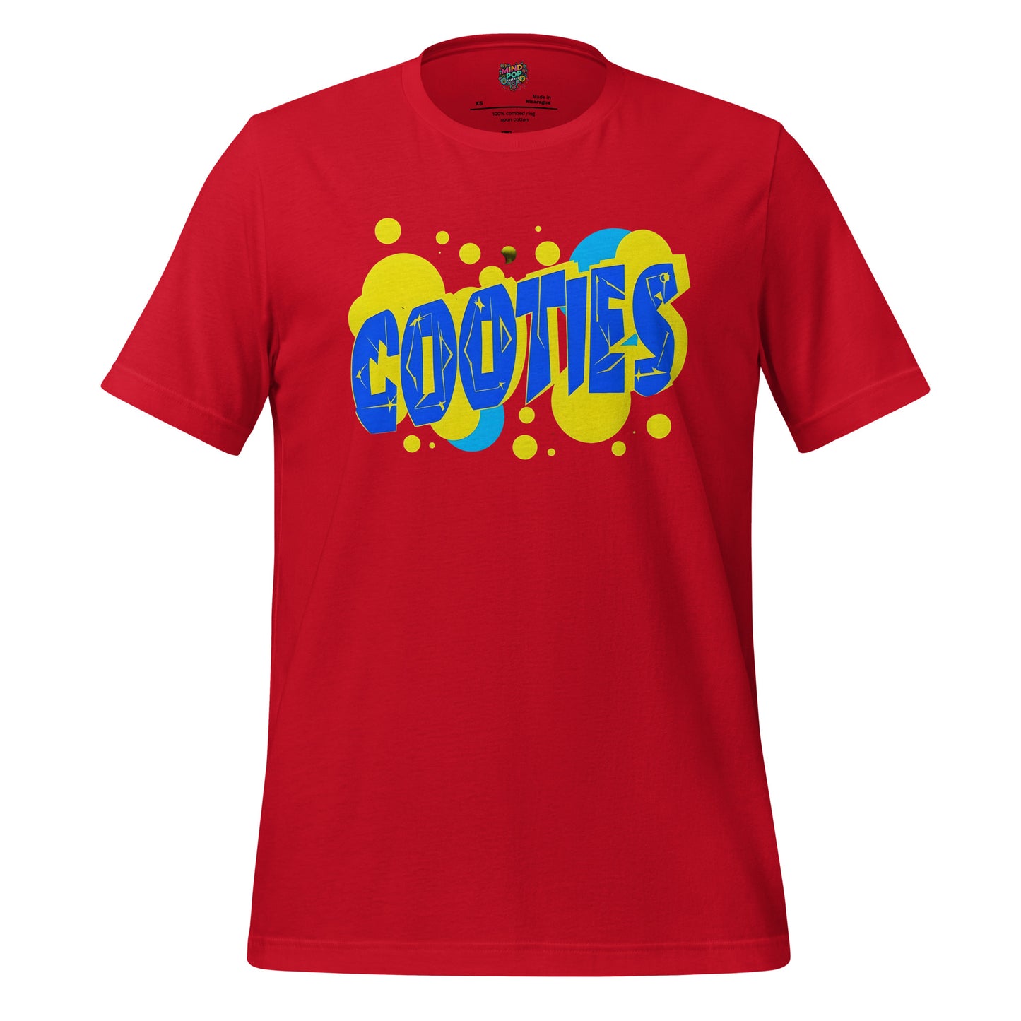 Cooties Retro Graphic Shirt Red