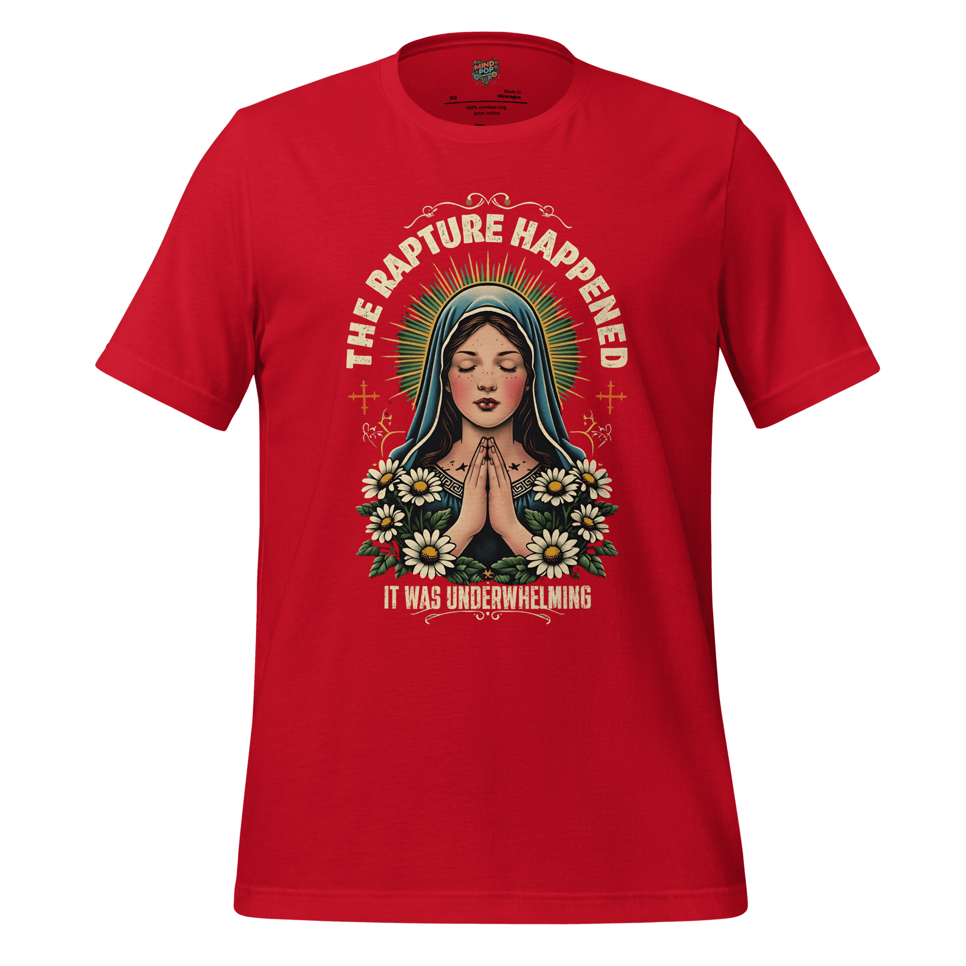 The Rapture Happened Shirt Red