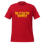 Do It for the Whimsy Tee — Dark Humor Graphic Shirt Red