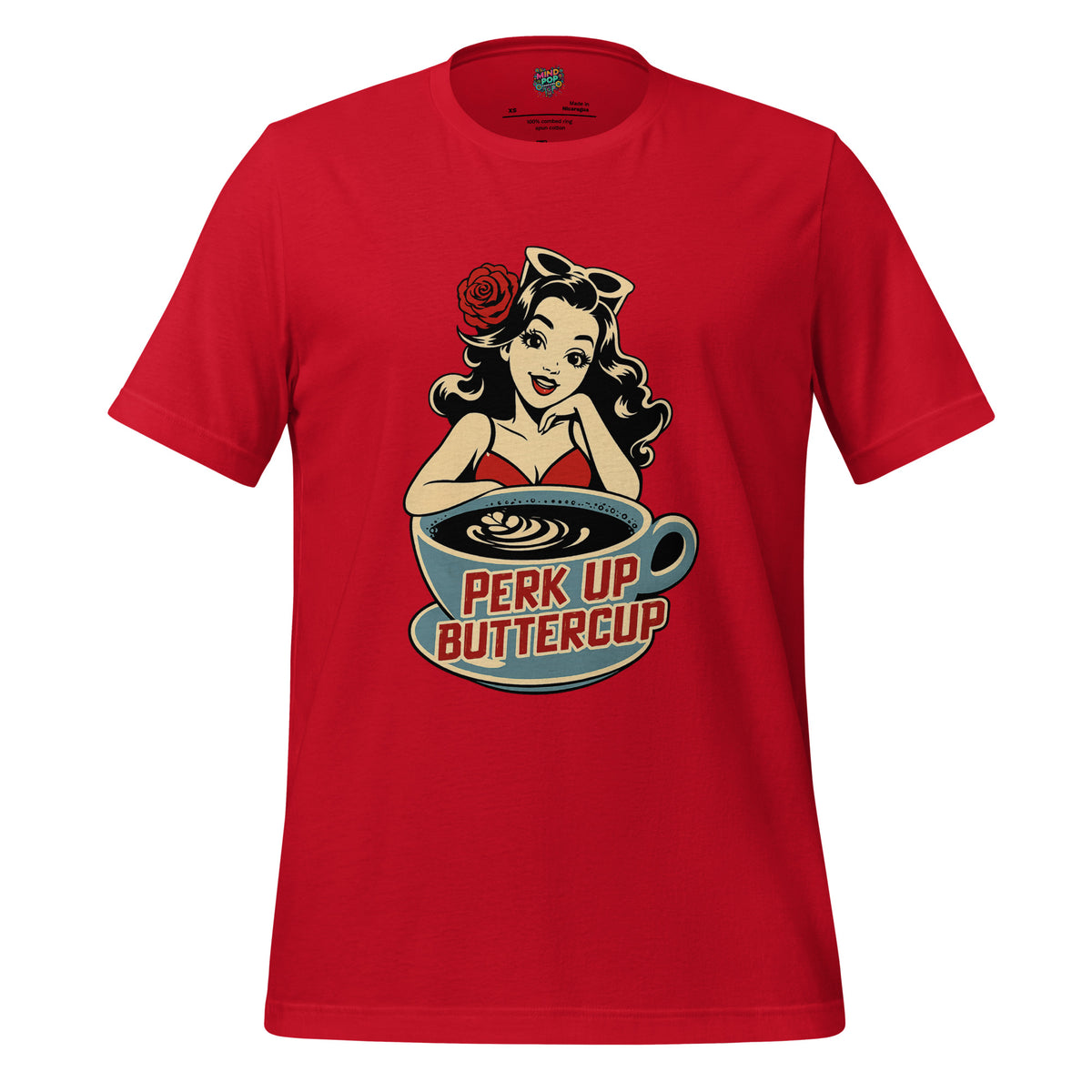 Perk Up Buttercup Shirt in Red