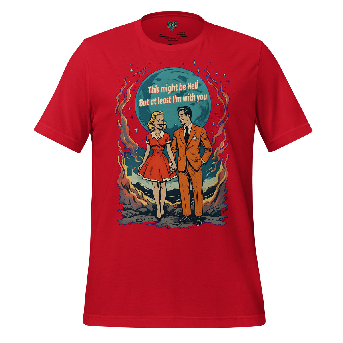 Dark Romance Graphic Tee in Red