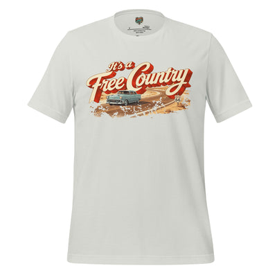 It's a Free Country Shirt Silver