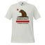 I choose democracy California bear flag political graphic design