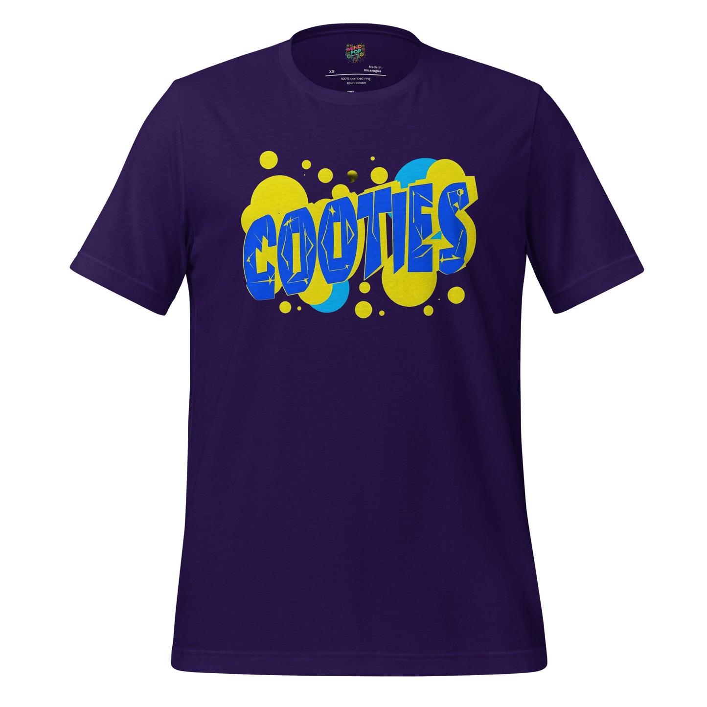 Cooties Retro Graphic Shirt Team Purple