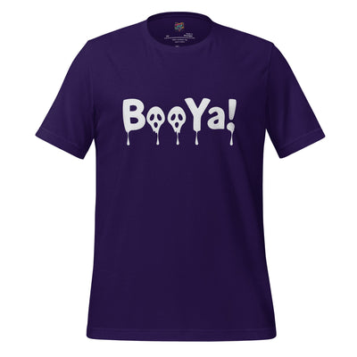 BooYa Ghost Shirt — Retro 90s Halloween Tee Team Purple