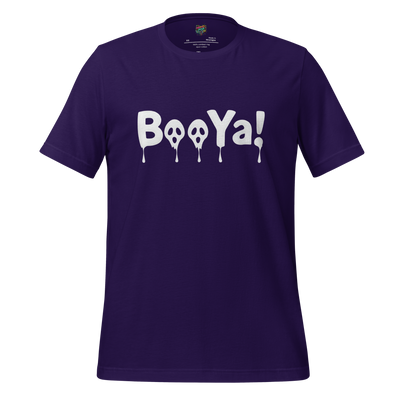 BooYa Ghost Shirt — Retro 90s Halloween Tee Team Purple