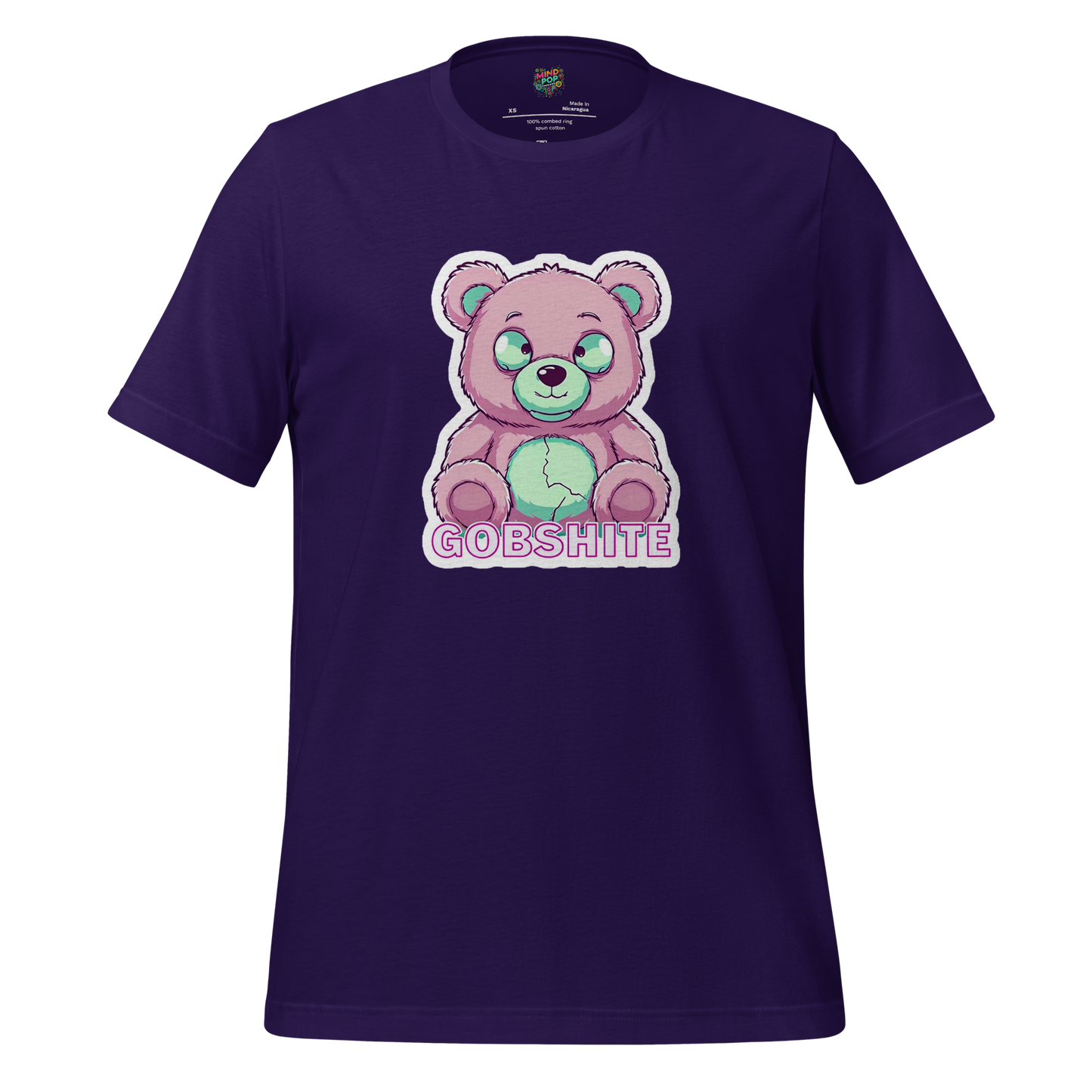 Gobshite Bear Shirt Team Purple