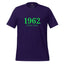1962 Chicago Shirt – Minimalist River Green St Patrick’s Day Graphic Tee Team Purple