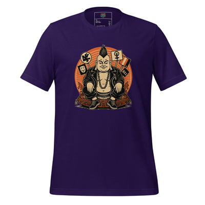 Enlightened Sit - in Punk Buddha 3 - way color - tshirt - MindPop Threads - Team Purple - 4XL - 6243226_21457