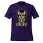 Sugar skull Corgi graphic tee in Team Purple