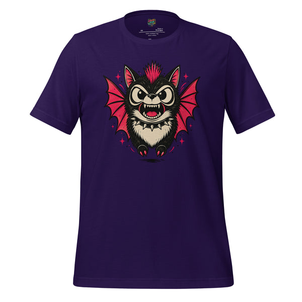 Barkula Vampire Dog Shirt in Team Purple