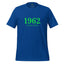 1962 Chicago Shirt – Minimalist River Green St Patrick’s Day Graphic Tee True Royal