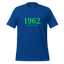 1962 Chicago Shirt – Minimalist River Green St Patrick’s Day Graphic Tee True Royal