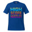 High Score Hustler 8 bit letters Game Over Gear