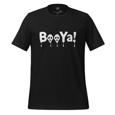 BooYa Ghost Shirt — Retro 90s Halloween Tee Vintage Black