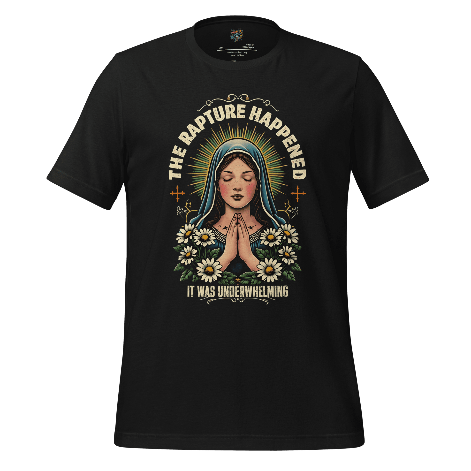 The Rapture Happened Shirt Vintage Black
