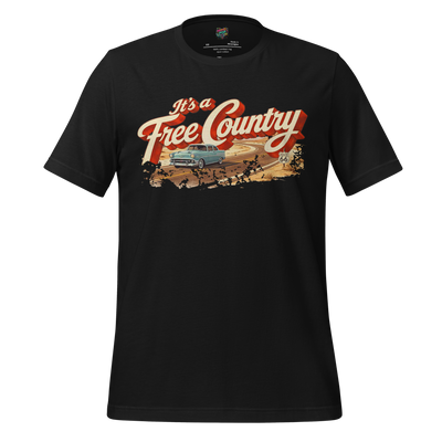 It's a Free Country Shirt Vintage Black
