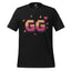 *-bit Pixel GG with hearts tshirt in black game over gear