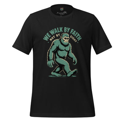 Walk in Faith Bigfoot Shirt - tshirt - MindPop Threads - Vintage Black - 2XL - 5686952_21598