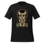 Sugar skull Corgi graphic tee in Vintage Black