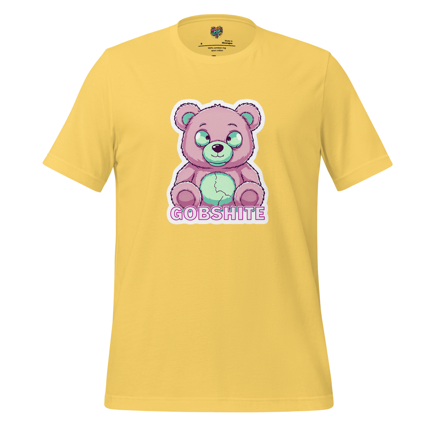 Gobshite Bear Shirt Yellow