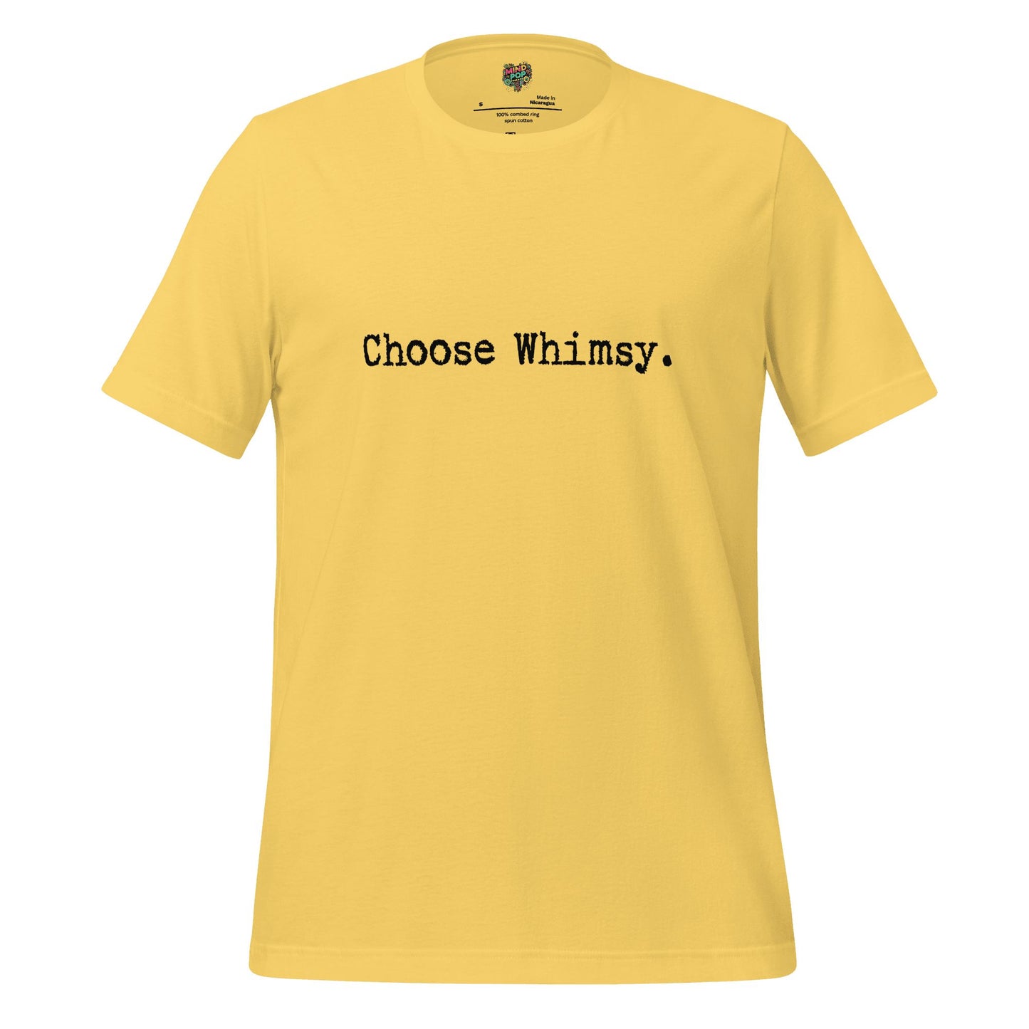 Choose Whimsy Shirt Yellow