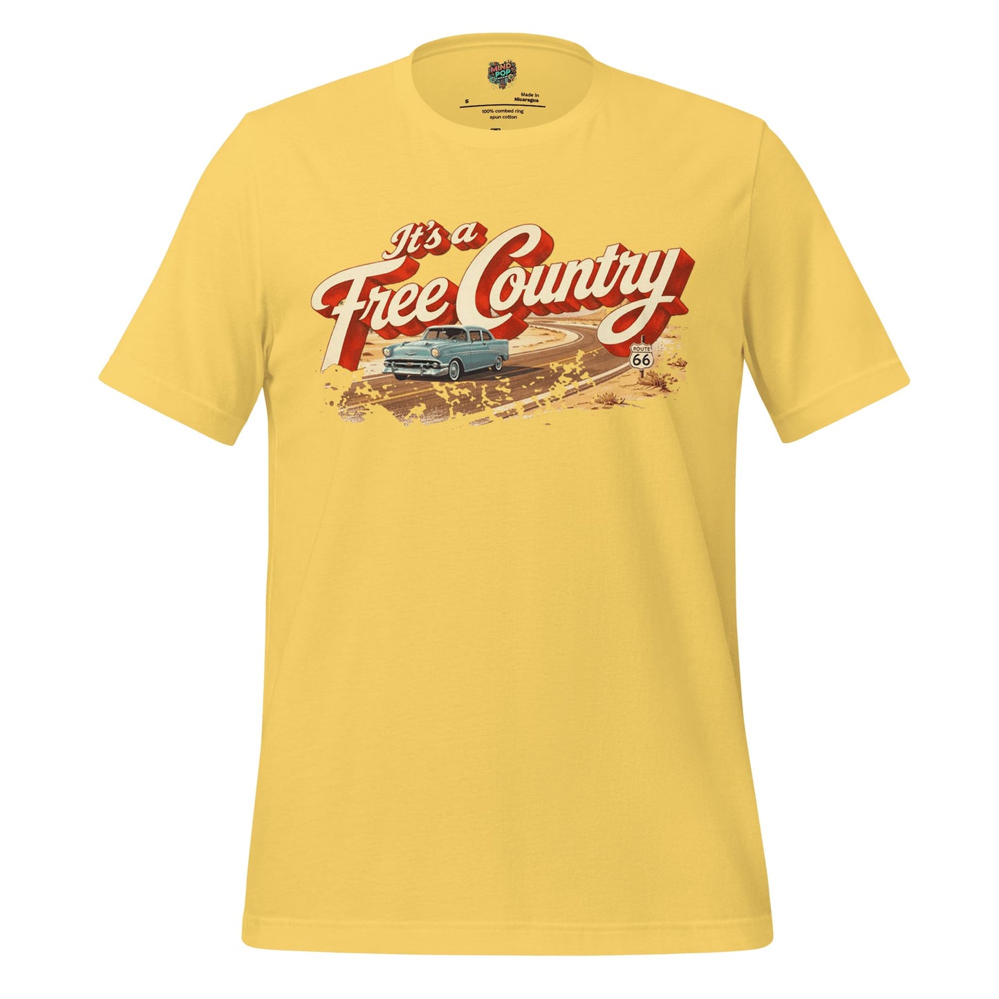 It's a Free Country Shirt Yellow