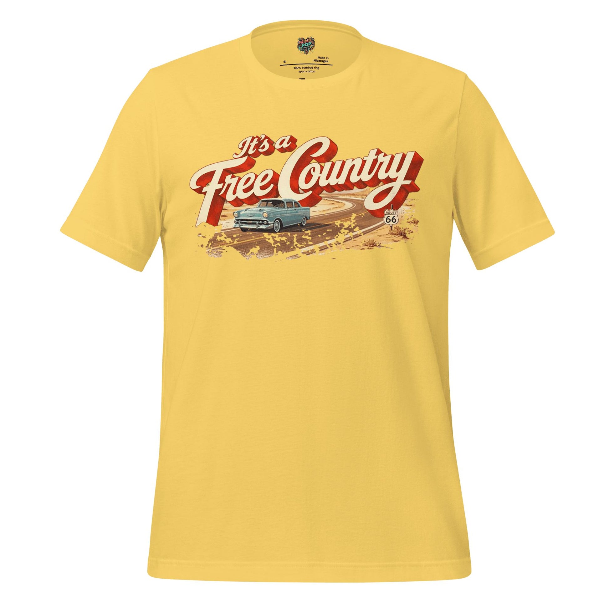 It's a Free Country Shirt Yellow