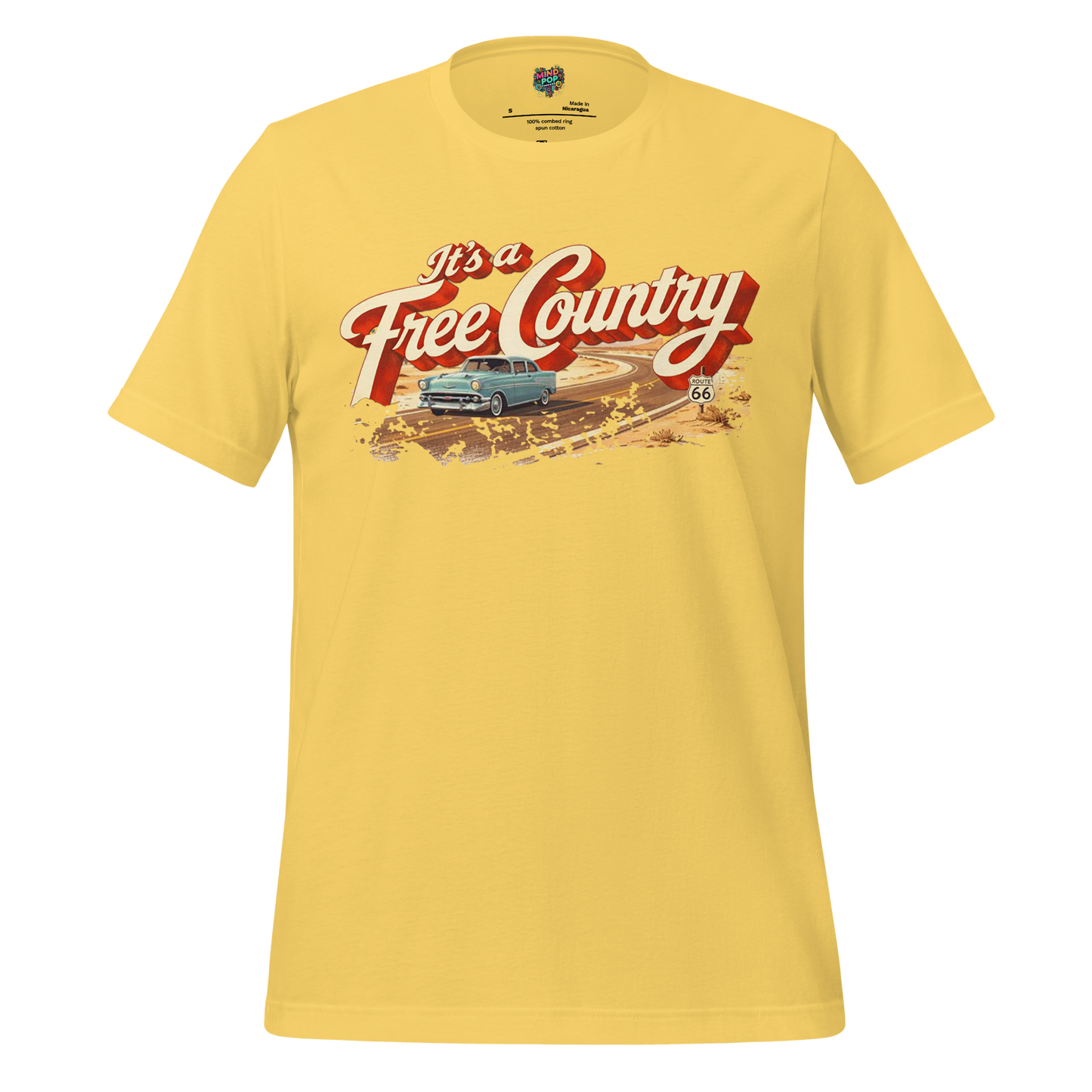 It's a Free Country Shirt Yellow