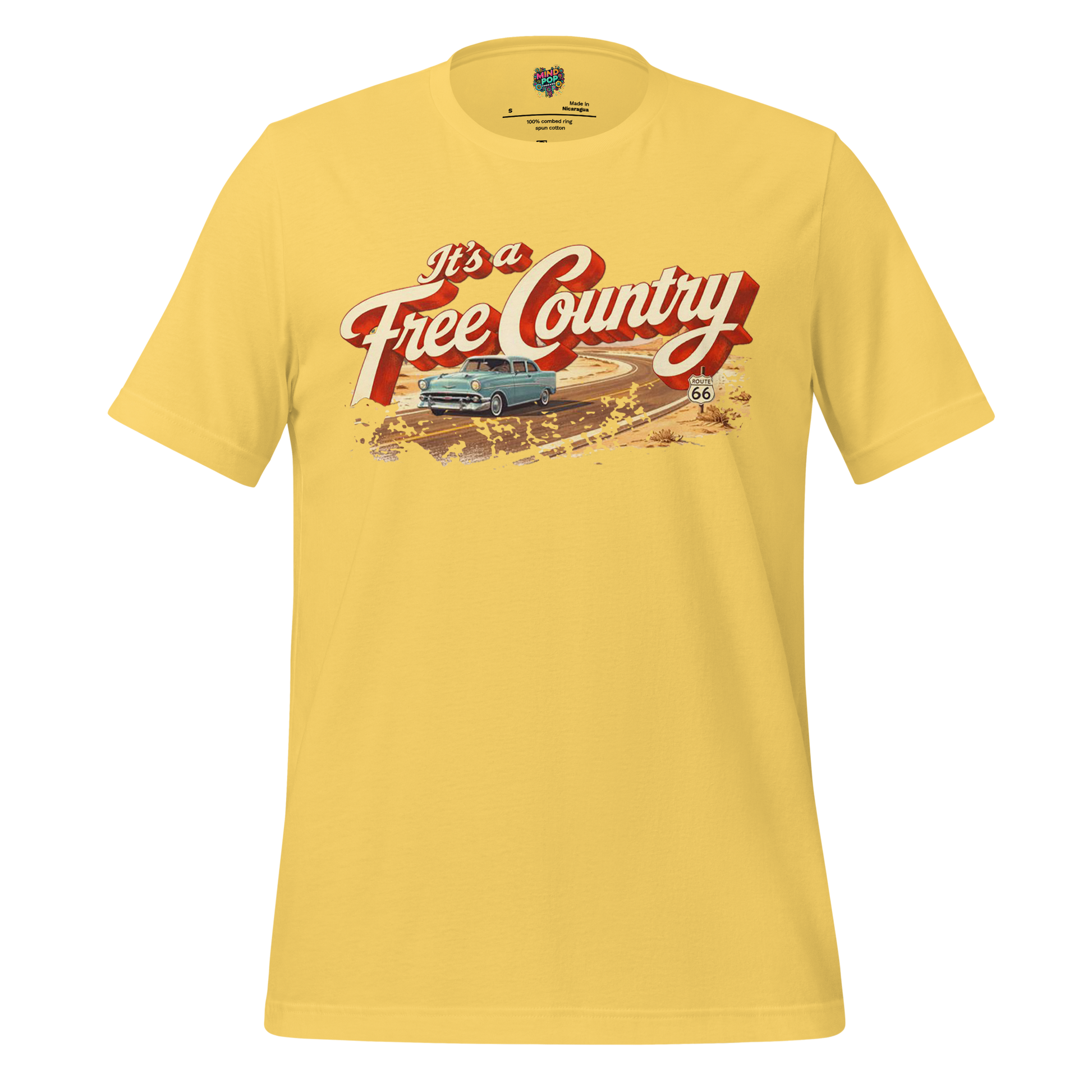 It's a Free Country Shirt Yellow