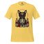 Day of the Dead Cat Skeleton Sugar Skull Tee - tshirt - MindPop Threads - Yellow - 4XL - 1534079_5323