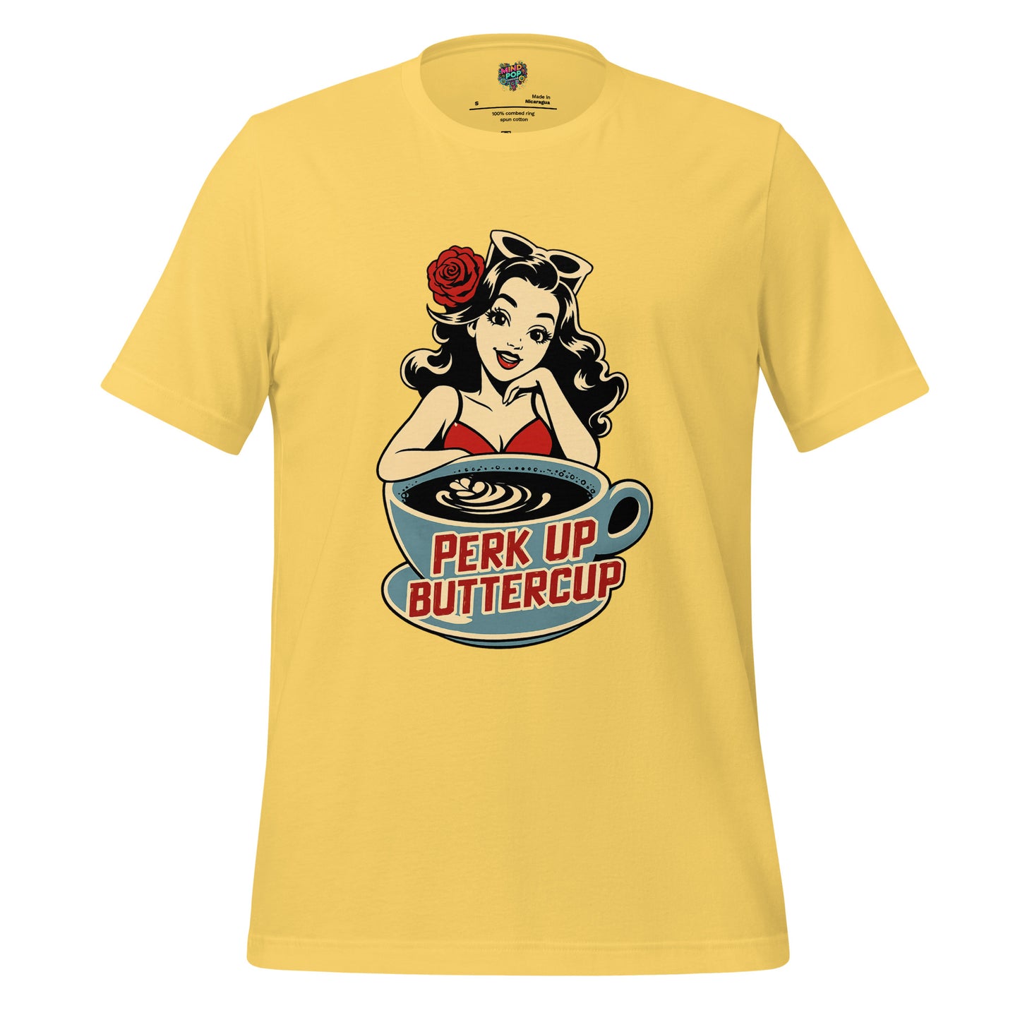 Perk Up Buttercup Shirt in Yellow