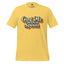 Yellow graphic slogan t-shirt with 'Gag Me with a Spoon' front print