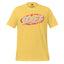 Daft Retro Grunge Graphic Tee in Yellow