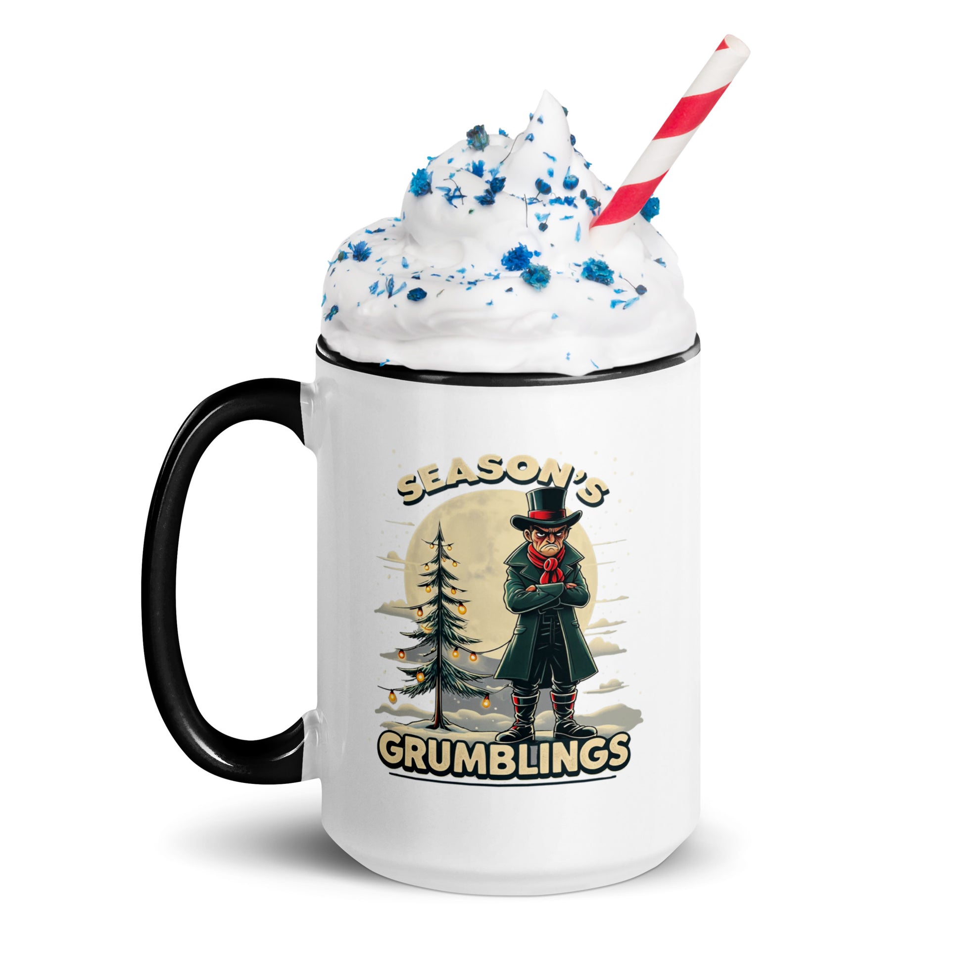 Grumblings mug in Black
