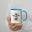 Coffee Is My Antipsychotic Mug with Color Inside - accessories - MindPop Threads - Blue - 15 oz - 3240552_17197