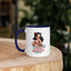 Perk Up Buttercup mug in Dark Blue, 11 oz