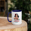 Perk Up Buttercup mug in Dark Blue, 15 oz