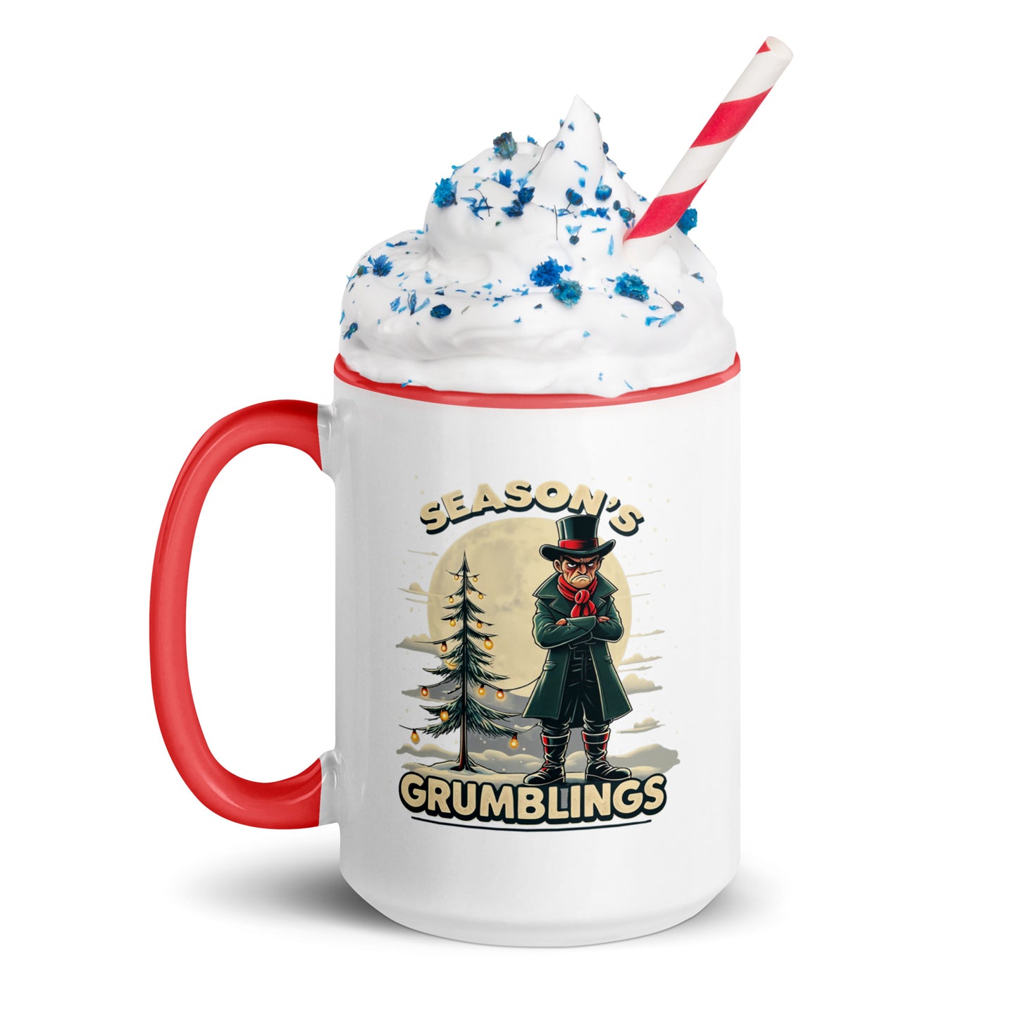Grumblings mug in Red