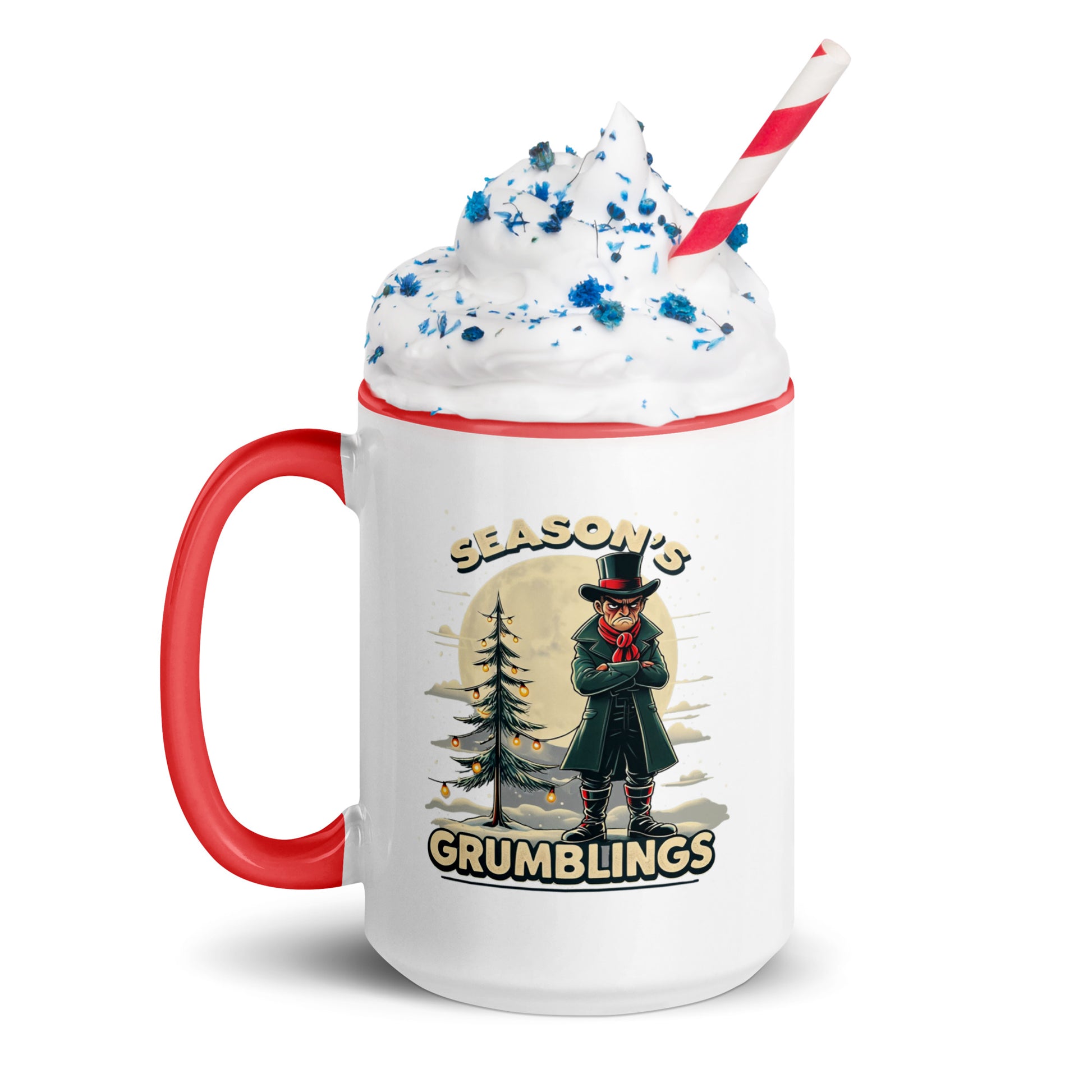 Grumblings mug in Red