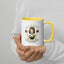 Coffee Is My Antipsychotic Mug with Color Inside - accessories - MindPop Threads - Yellow - 11 oz - 3240552_11048